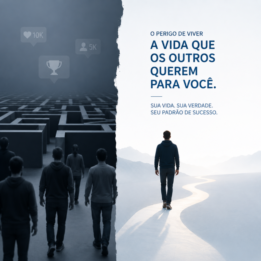 O perigo de viver a vida que os outros querem para você mentoria invisivel app arranque
