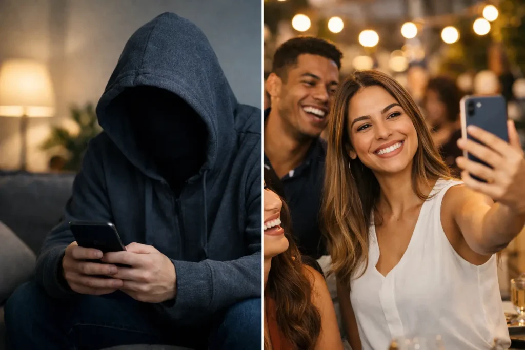 Anonimato versus exposição pública na prática